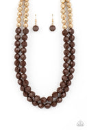 Greco Getaway - Grecian Glamour - Brown - Paparazzi Accessories