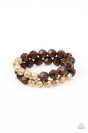 Grecian Glamour - Brown - Paparazzi Accessories