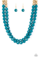 Greco Getaway - Grecian Glamour - Blue - Paparazzi Accessories