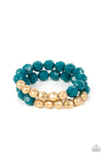 Load image into Gallery viewer, Greco Getaway - Grecian Glamour - Blue - Paparazzi Accessories