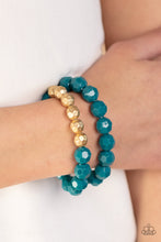 Load image into Gallery viewer, Greco Getaway - Grecian Glamour - Blue - Paparazzi Accessories