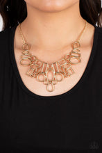 Load image into Gallery viewer, Geometric Grit - Gold - Paparazzi Accessories