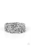 Right on CUBE - Silver - Paparazzi Accessories