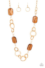 Load image into Gallery viewer, Stained Glass Glamour - Brown - Paparazzi Accessories