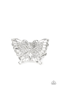 Fearless Flutter - White - Paparazzi Accessories