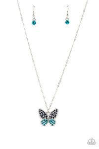 Flutter Forte - Blue - Paparazzi Accessories