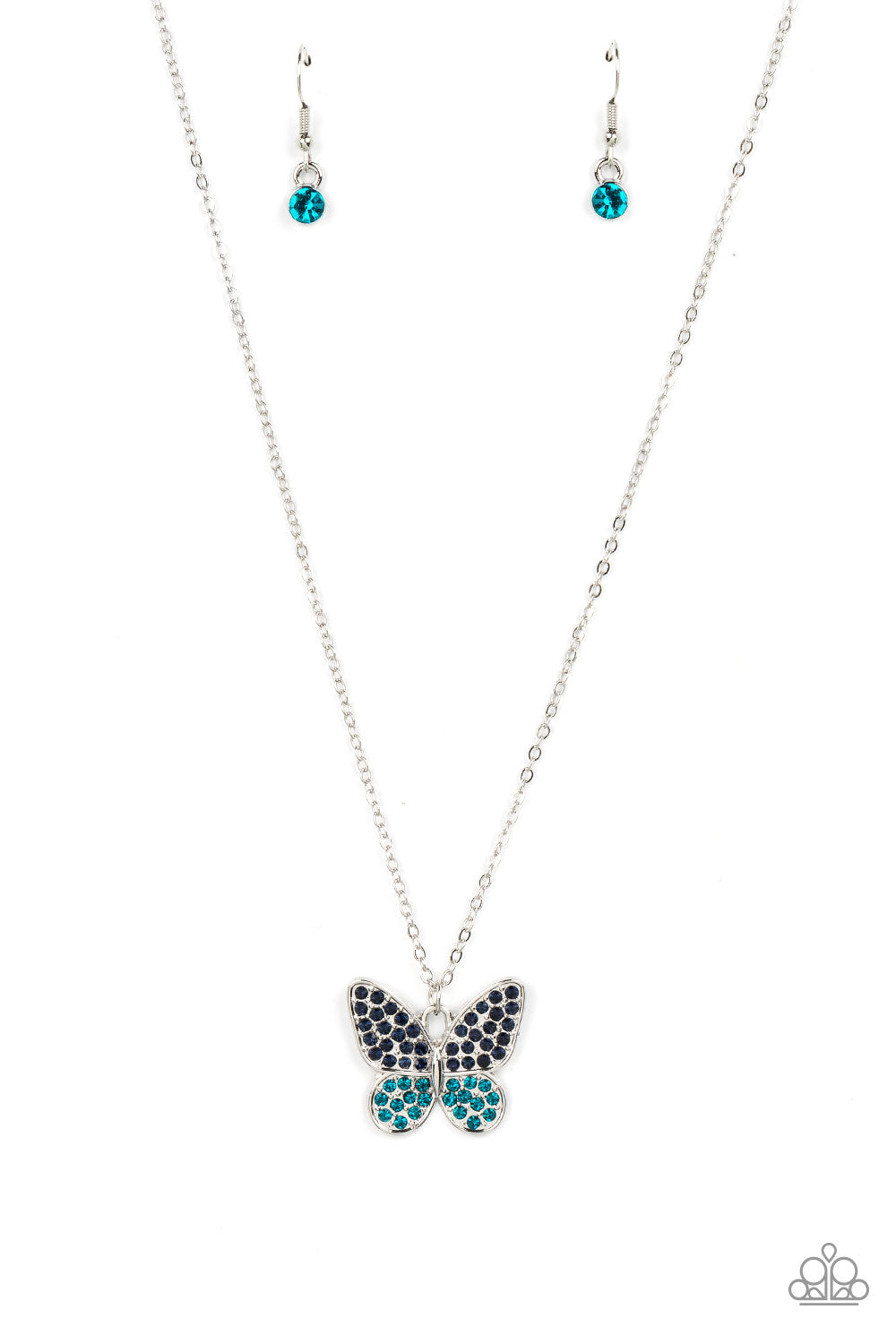 Flutter Forte - Blue - Paparazzi Accessories