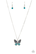 Flutter Forte - Blue - Paparazzi Accessories
