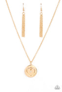 Heart Full of Faith - Gold - Paparazzi Accessories