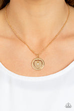 Load image into Gallery viewer, Heart Full of Faith - Gold - Paparazzi Accessories