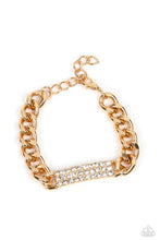 Load image into Gallery viewer, Icy Impact - Gold - Paparazzi Accessories