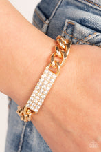 Load image into Gallery viewer, Icy Impact - Gold - Paparazzi Accessories