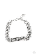 Icy Impact - Silver - Paparazzi Accessories