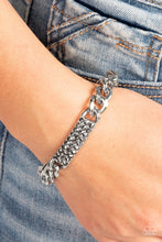 Load image into Gallery viewer, Icy Impact - Silver - Paparazzi Accessories