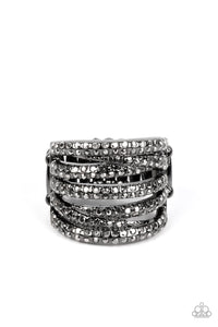 Knock-Out Opulence - Black - Paparazzi Accessories