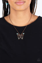 Load image into Gallery viewer, Badlands Butterfly - Copper - Paparazzi Accessories