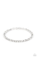 Rhinestone Spell - White - Paparazzi Accessories