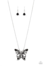 Load image into Gallery viewer, Badlands Butterfly - Black - Paparazzi Accessories