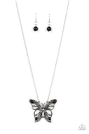 Badlands Butterfly - Black - Paparazzi Accessories