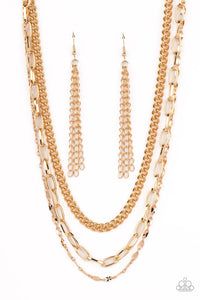 Galvanized Grit - Gold - Paparazzi Accessories