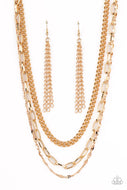Galvanized Grit - Gold - Paparazzi Accessories