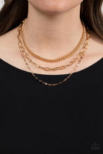 Load image into Gallery viewer, Galvanized Grit - Gold - Paparazzi Accessories