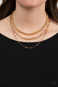 Galvanized Grit - Gold - Paparazzi Accessories