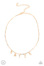 Load image into Gallery viewer, Say My Name - Gold - Paparazzi Accessories