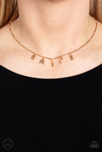 Load image into Gallery viewer, Say My Name - Gold - Paparazzi Accessories