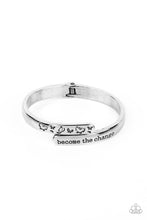 Load image into Gallery viewer, WINGS of Change - Silver - Paparazzi Accessories