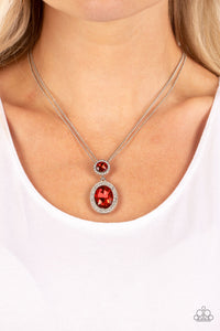 Castle Diamonds - Red - Paparazzi Accessories