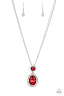 Castle Diamonds - Red - Paparazzi Accessories