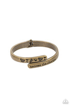 Load image into Gallery viewer, WINGS of Change - Brass - Paparazzi Accessories