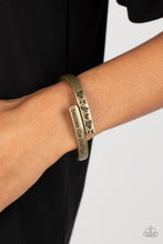 Load image into Gallery viewer, WINGS of Change - Brass - Paparazzi Accessories