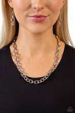 Load image into Gallery viewer, Things Have CHAIN-ged - Silver - Paparazzi Accessories