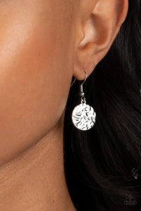 Dizzying Discs - Silver - Paparazzi Accessories