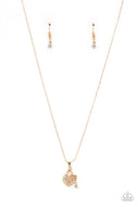 You Hold My Heart - Gold - Paparazzi Accessories