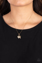 Load image into Gallery viewer, You Hold My Heart - Gold - Paparazzi Accessories