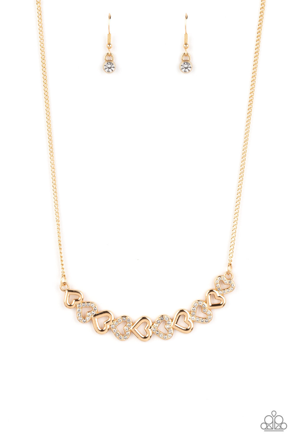 Sparkly Suitor - Gold - Paparazzi Accessories