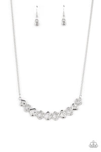 Sparkly Suitor - White - Paparazzi Accessories