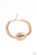 Hope and Faith - Gold - Paparazzi Accessories