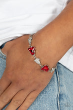 Load image into Gallery viewer, Cluelessly Crushing - Red - Paparazzi Accessories