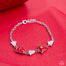 Load image into Gallery viewer, Cluelessly Crushing - Red - Paparazzi Accessories