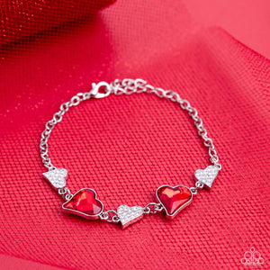 Cluelessly Crushing - Red - Paparazzi Accessories