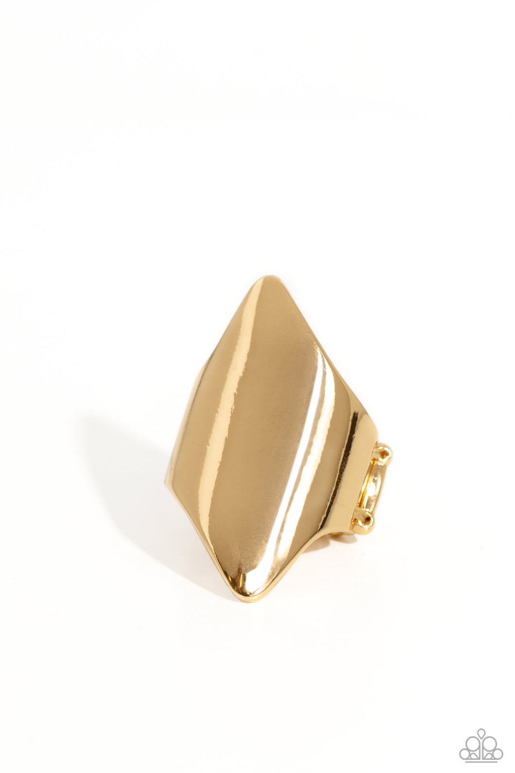 Pointed Palm Desert - Gold - Paparazzi Accessories