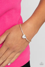 Load image into Gallery viewer, Bedazzled Beauty - Gold - Paparazzi Accessories