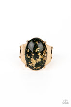 Load image into Gallery viewer, Gold Leaf Glam - Black - Paparazzi Accessories