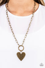 Load image into Gallery viewer, Brotherly Love - Brass - Paparazzi Accessories