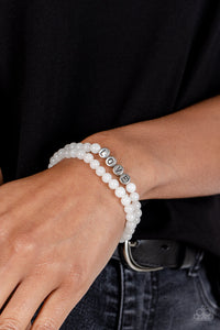 Devoted Dreamer - White - Paparazzi Accessories
