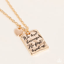 Load image into Gallery viewer, Divine Devotion - Gold - Paparazzi Accessories